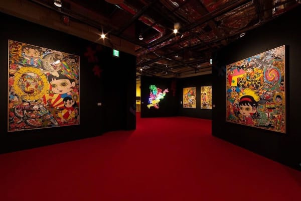 ‘Tanaami!! Akatsuka!! That‘s all Right!!’, exhibition view. © Parco Museum and the artist