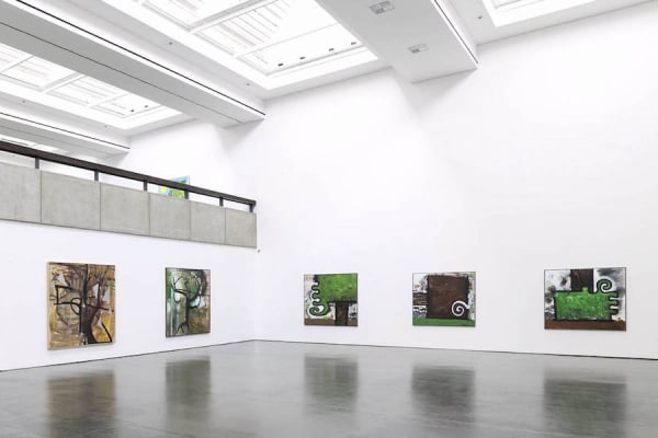 „Carroll Dunham/Albert Oehlen. Bäume/Trees“ Kunsthalle Düsseldorf, 2019 © VG Bild-Kunst, Bonn 2019 and the artists