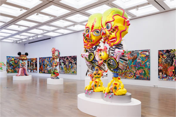 The National Art Center and the artist. Photography: Noriko Yamamoto.