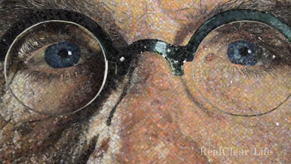 RealClearLife Exclusive: Artist Chuck Close Gives Tour of His Work in NYC Subway, © RealClearLife