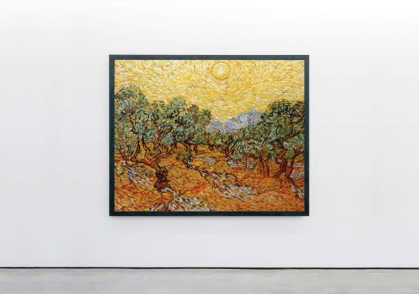 Viewing Room | Vik Muniz. Olive Trees With Yellow Sky And Sun, After Van Gogh, 2007
