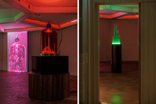 View of the 'Human Is' exhibition, Schinkel Pavillon © Photo: Frank Sperling | Schinkel Pavillon