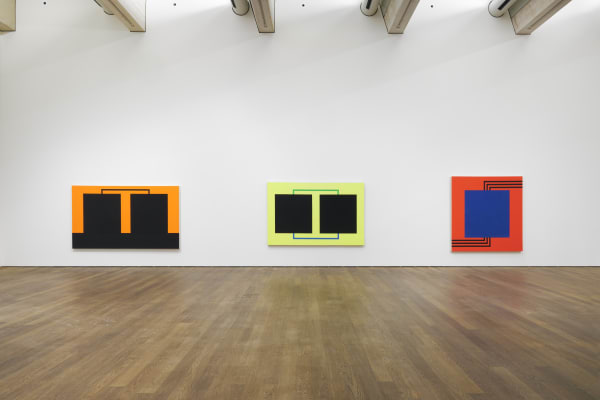 View of the exhibition Peter Halley. Conduits: Paintings from the 1980s, Mudam Luxembourg © Photo: Mareike Tocha | Mudam Luxembourg