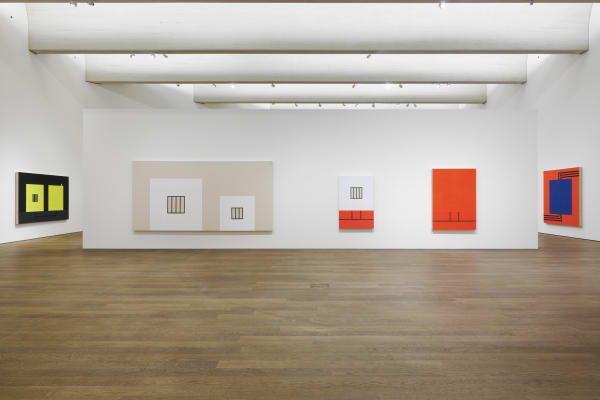 View of the exhibition Peter Halley. Conduits: Paintings from the 1980s, Mudam Luxembourg © Photo: Mareike Tocha | Mudam Luxembourg