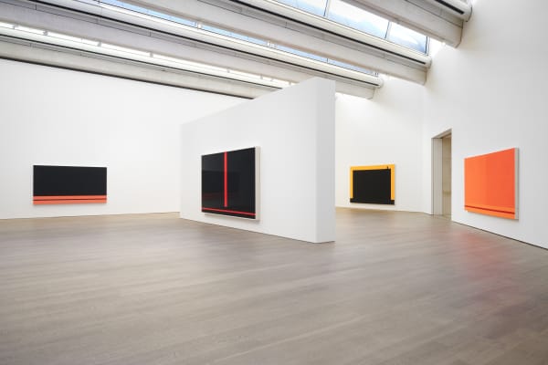 View of the exhibition Peter Halley. Conduits: Paintings from the 1980s, Mudam Luxembourg © Photo: Mareike Tocha | Mudam Luxembourg