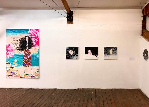 Wang Jojo Acrylic Painting Art Exhibition 4