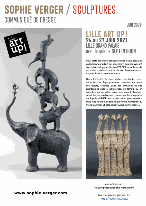 The press release Art Up! 2021 (in French)