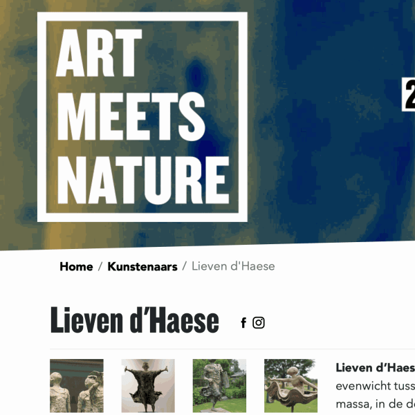 Lieven D'Haese - Art Meets Nature (in Dutch)