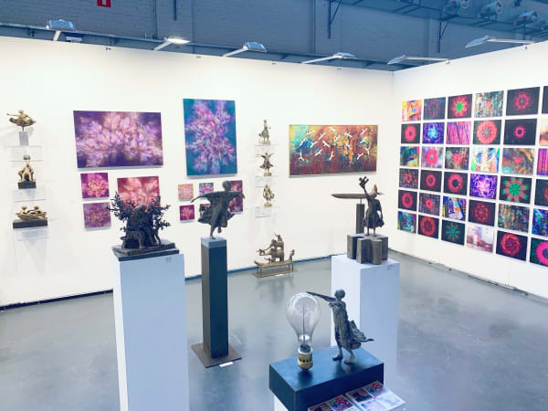 Affordable Art Fair Brussels Art Yi gallery Bruxelles sculpture et peinture art