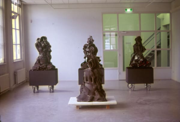Installation view of Ceramic works at EKWC. Photo credits: Anne Maria Borsboom.