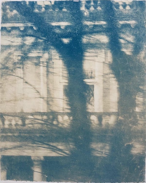 Katja Liebmann Windows 6 1996 2020 57X68Cm Toned Cyanotype Courtesy Of Hackelbury Fine Art