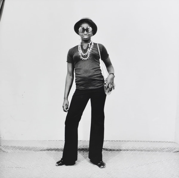 Malicksidibe Portrait Of A Young Girl All In Black