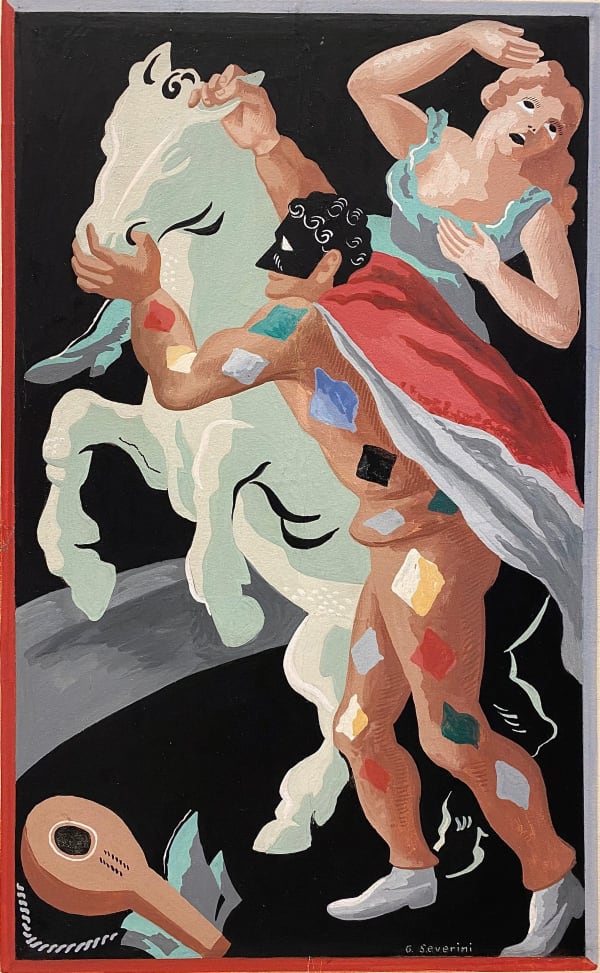 Gino Severini - Les Amours d'Arlequin, 1927