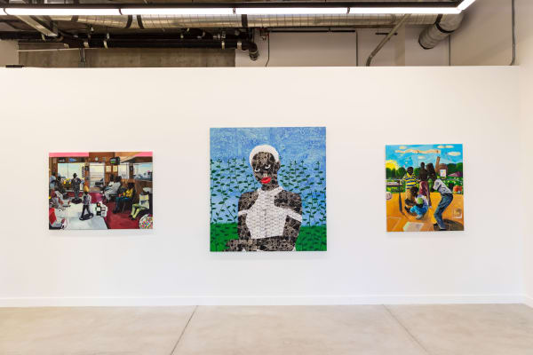 Photo of "Black as an Experience, Not as a Color" exhibition by Drew Alitzer.