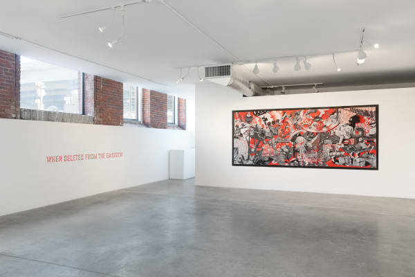 Tae Hwang x Lawrence Weiner: Eyes Facing Backward / 눈이 뒤집히다