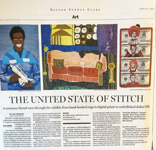 Boston Globe review by Cate McQuaid