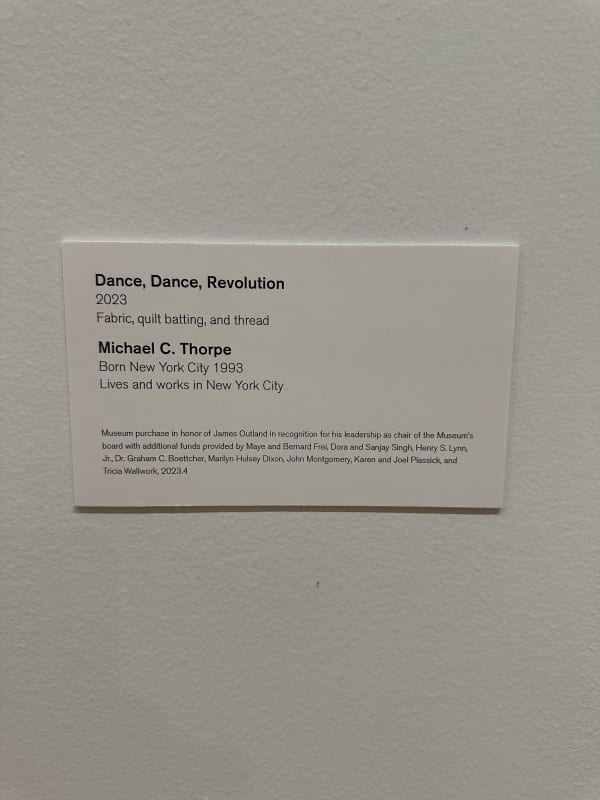 Wall label