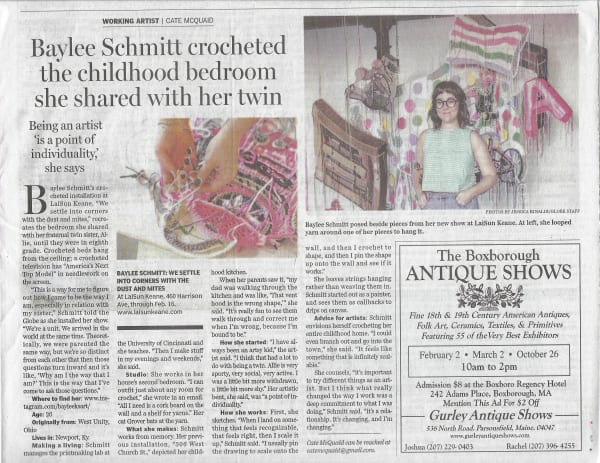 Print copy published in the Arts Section of the Sunday Globe on January 26, 2025