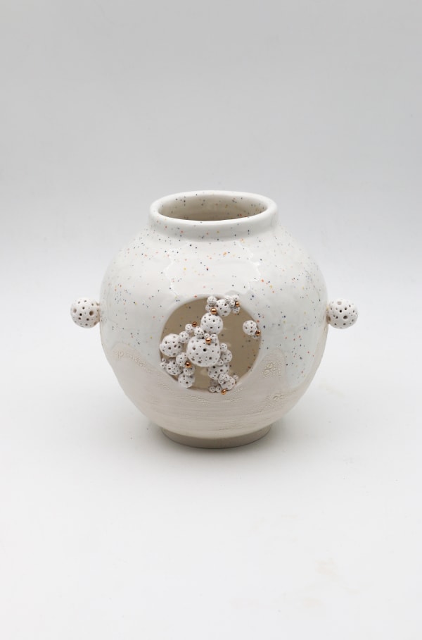 Nighty Night I, 2024 Glazed stoneware, Luster 5.5 x 6.6 x 5.5 in (DYS009)