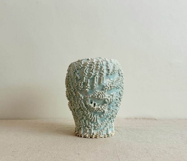 Razzle Dazzle: Chun Meiping, 2024 3D printed 3mm porcelain and glaze 10 x 7 x 7in (RL004)