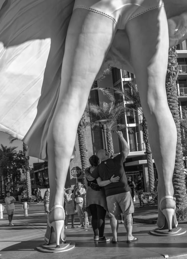 Howard Meibach Looking Up To Marilyn Monroe