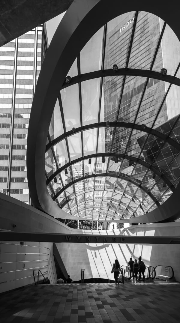© Paul Lovelace, Wynyard Walk Tunnel Canopy Sydney