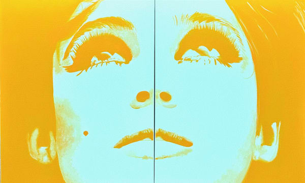 Victoria White, Edie Sedgwick Diptych, 2024