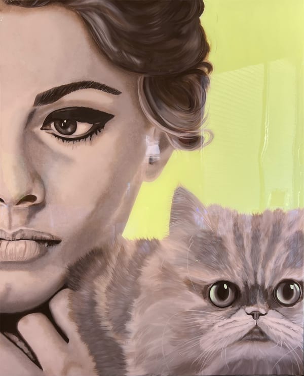 Victoria White, Sophia Loren with Cat, 2024