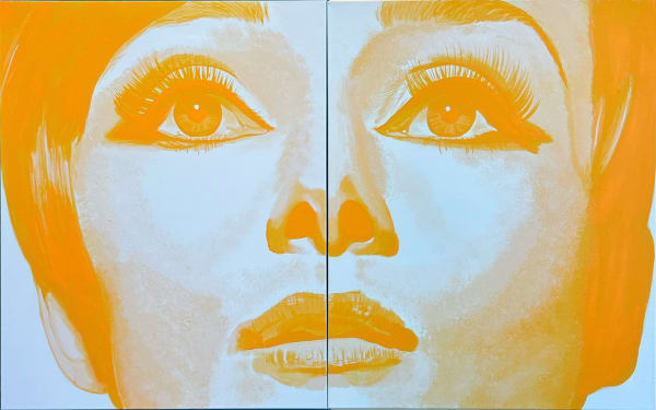 Victoria White, Audrey Hepburn Diptych, 2024