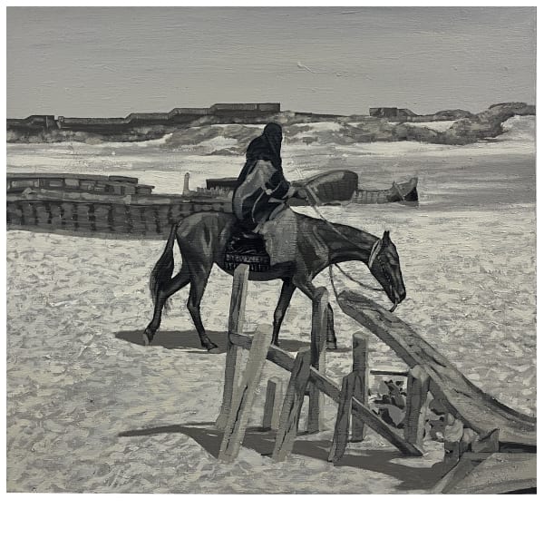 ALI AKBAR P N Untitled Acrylic on canvas 53 x 50 cm 2024