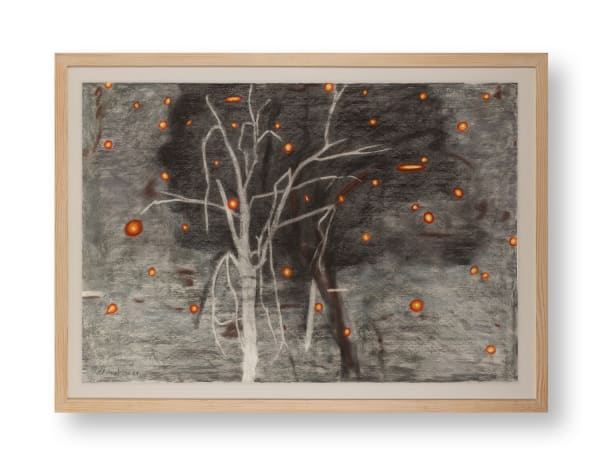Chandra Bhattacharjee (b.1961) Untitled Charcoal and dry pastel on paper 30 x 44 in. 2024, Kolkata