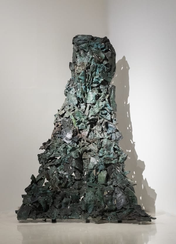 Radhika Agarwala (1985) Water Flows Through These Veins Cast brass and patina 70.47 x 53.3 x 46.6 in. approx. 2024