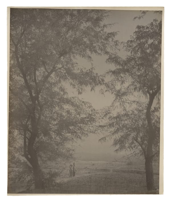 Lalit Mohan Sen, Untitled (Two village women walking through the meadow), c.1940s - 1950s