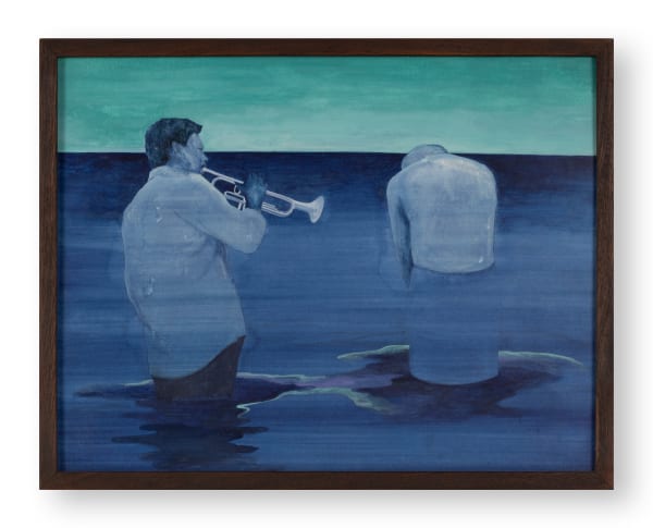 Abela Ruben (b. 2001), The Hunchback and the Trumpet Player [Series: Blue (After Kieslowski)], 2025