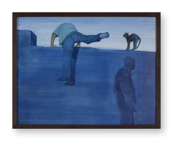 Abela Ruben (b. 2001), Dual Escapes [Series: Blue (After Kieslowski)], 2025