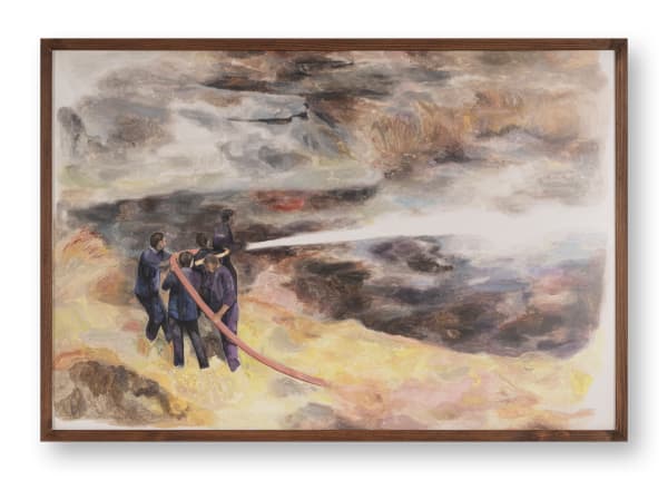 Abela Ruben (b. 2001), Tranquil/Turbulence II (Firemen at Work) [Series: Tranquil/Turbulence], 2025