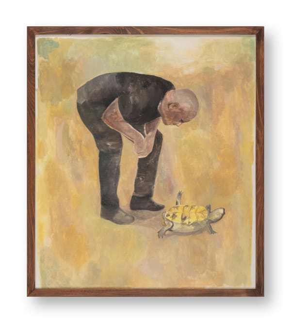 Abela Ruben (b. 2001), Delinquent Arsonists [Series: Blue (After Kieslowski)], 2025