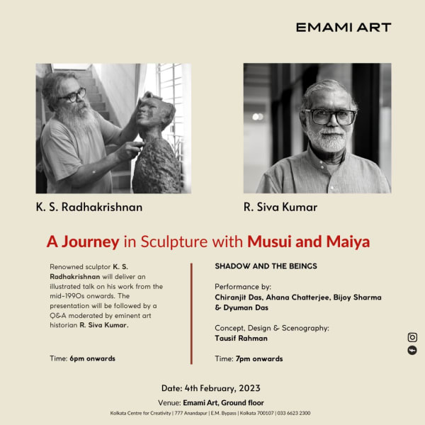 A Journey in Sculpture with Musui and Maiya 4th February 2023
