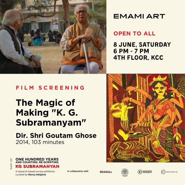 THE MAGIC OF MAKING K G SUBRAMANYAN