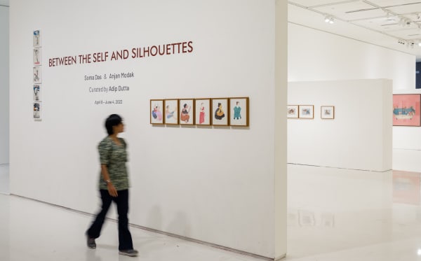 Between the Self and Silhouettes by Soma Das and Anjan Modak Curated by Adip Dutta