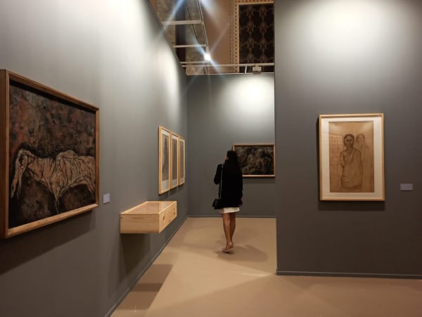 Jogen Chowdhury (B 1939) BIOGRAPHY Born in Faridpur, Bangladesh, Jogen Chowdhury studied painting at Government College of Art & Craft,...