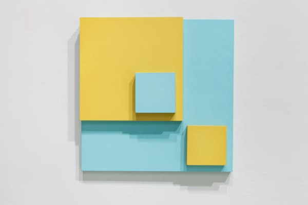 Karen Rifas 9507, 2021 Acrylic on gessobord 12 x 12 x 2.25 in (30.5 x 30.5 x 5.7 cm) $2,000