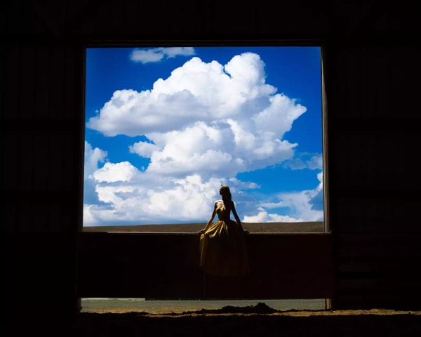 Tyler Shields, Girl in Barn, 2015
