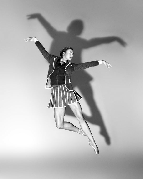 Pari Dukovic, Thom Browne on Miriam Miller, 2022