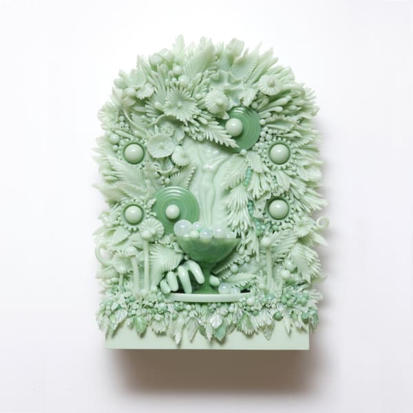 Amber Cowan, Vision of the Night Muse in Jade, 2021