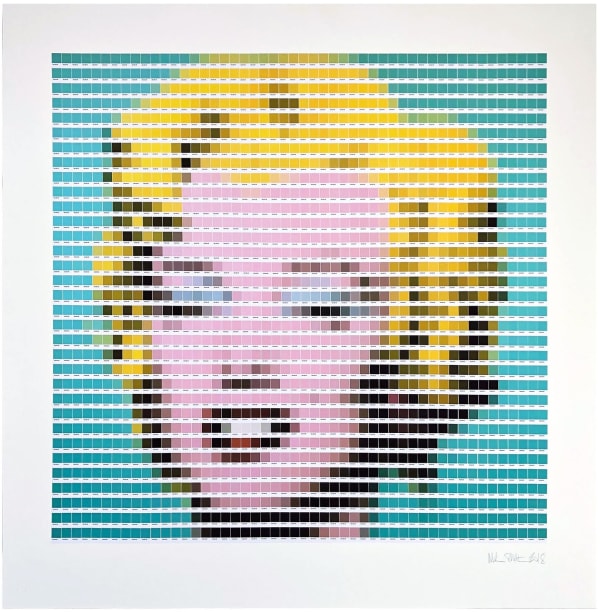 Nick Smith, Warhol - Turquoise Marilyn, 2018