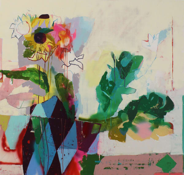 When it's in the middle of the day, and the moon is shining