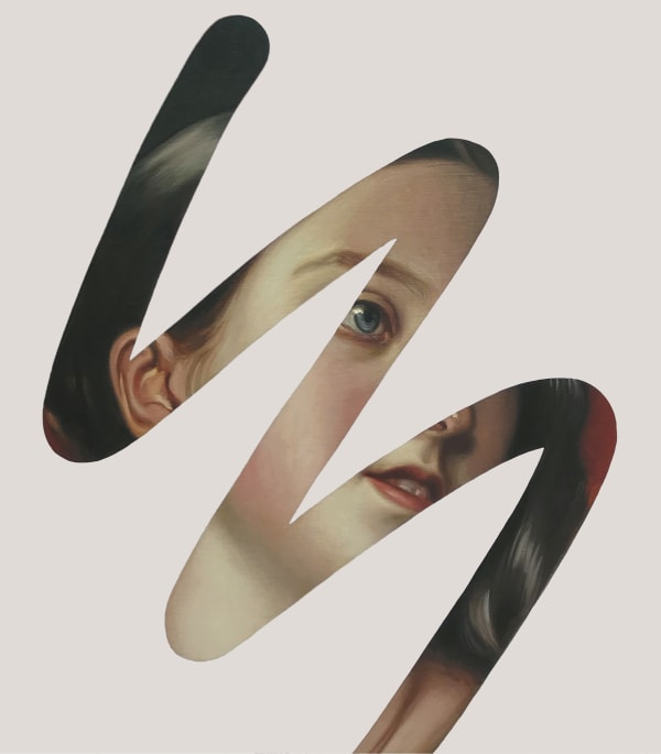 Lino Lago 'Fake Abstract (Winterhalter, Queen Victoria)' Limited Edition