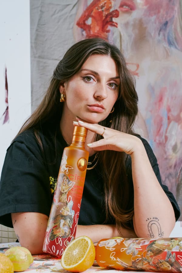 Jess Cochrane Collaboration with Ciroc Vodka