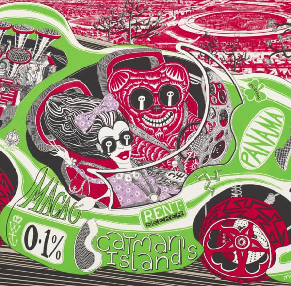 'Sponsored by You', 2019 Grayson Perry, 68.9 x 101.4 cm.